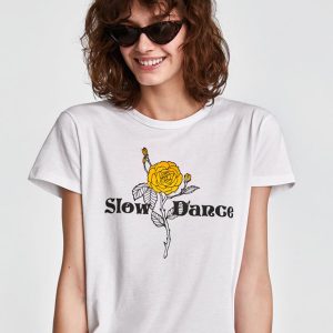 Checked Polo Collar T-shirt